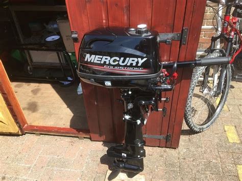2018 Mercury 6 Hp 4 Stroke Outboard Engine As New Condition In