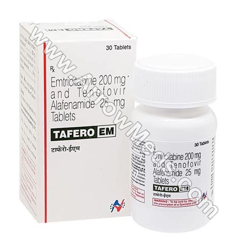 Tafero Em Mg Mg Emtricitabine Tenofovir Alafenamide Arrowmeds