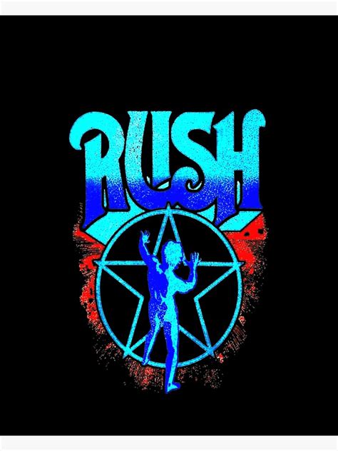 1 Blue Starman Rush Rush Band Best 1 Classic Graphic Sticker For