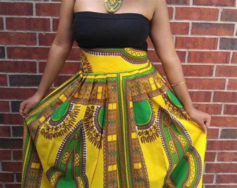 African Print Skirt African Maxi Skirt Dashiki Maxi Skirt Etsy African Skirts African Print