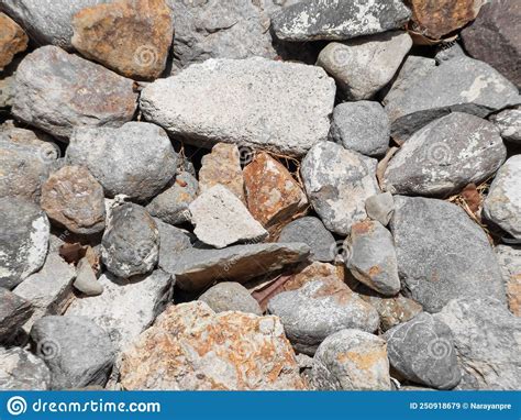 Concepto De Piedra De Fondo De Textura De Rocas Anaranjadas Imagen De