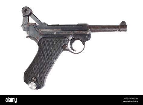 Pistola Luger P08 Parabellum Aislado Fotografía De Stock Alamy