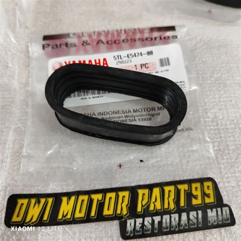 Jual Karet Seal Sambungan Duct Air Cvt Mio Sporty Smile Original Yamaha