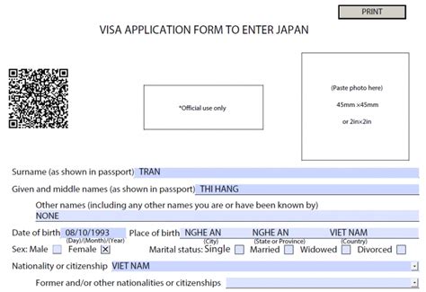 C Ch Khai Form Visa Nh T B N N M Chu N Nh T Japan Net Vn