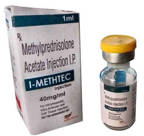 Methylprednisolone Acetate 40mg Injection At ₹ 25vial Pharmaceutical