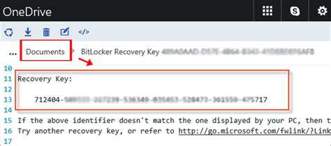 Bitlocker Recovery Key In Microsoft Account