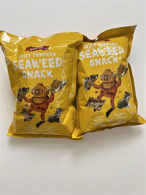 Amazon Trader Joe S Spicy Tempura Seaweed Snack Crispy Seaweed