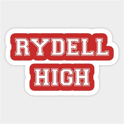 Rydell High Custom Sticker