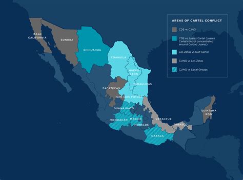 Mexico Cartel War 2024 Map - Eydie Jaquith