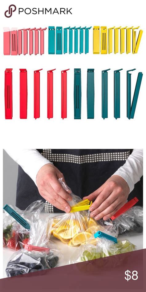 Bevara Sealing Clip Set Of 30 Assorted Colors Assorted Color Ikea