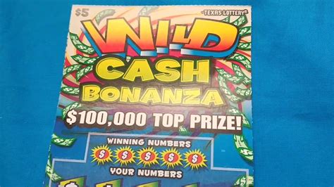 Wild Cash Bonanza Texas Lottery Youtube