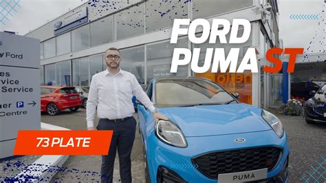 New Ford Puma St In Azura Blue In Stock For Immediate Delivery Youtube