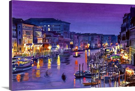 Romantic Venice Night Wall Art, Canvas Prints, Framed Prints, Wall ...