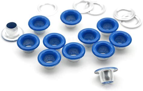 Amazon CRAFTMEMORE 100pack 3 16 ID Colored Eyelets Grommets With