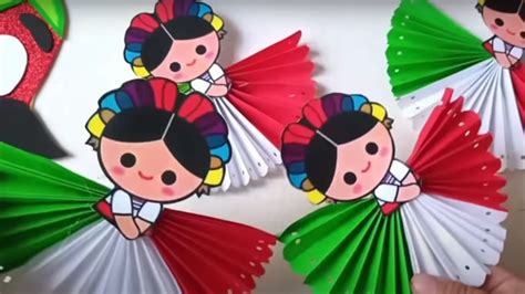 Muñeca Lele De Papel Paso A Paso De La Manualidad Para Fiestas Patrias