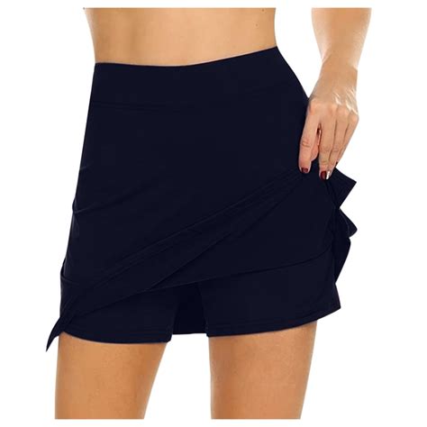 Womens Active Athletic Skort Performance Sports Golf Tennis Skirt