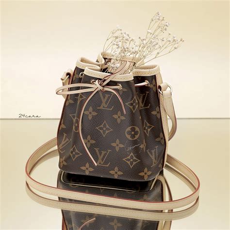 Louis Vuitton Nano Noe Monogram Canvas Bag