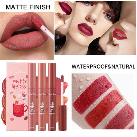 Nude Matte Lipstick Set Long Lasting Hour Waterproof Lip Stain Set