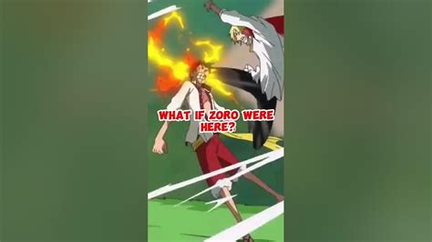 What If Zoro Were In Whole Cake Island Anime Onepiece Animefacts