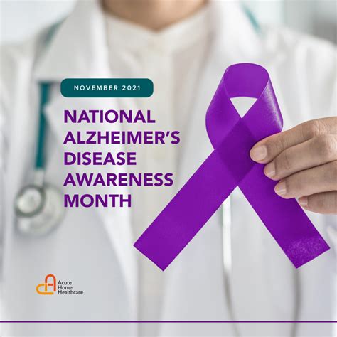 National Alzheimer S Disease Awareness Month Acute Home Health Care