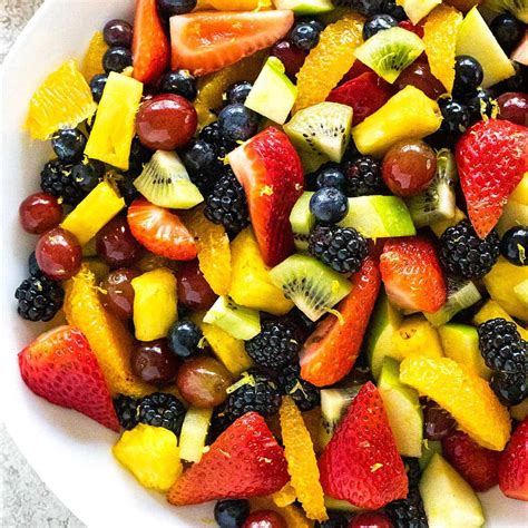 Fruit Salad Recipe With Honey Lemon Dressing Jessica Gavin