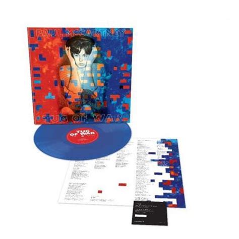 Paul Mccartney Tug Of War Limited Edition Blue Vinyl Hobbies