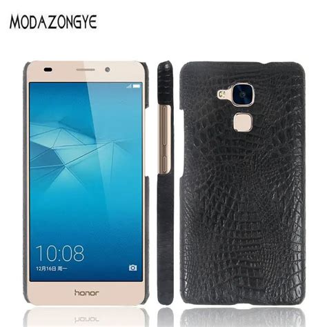 Luxury PU Leather Hard Plastic Back Cover Phone Case For Huawei GT3 GT