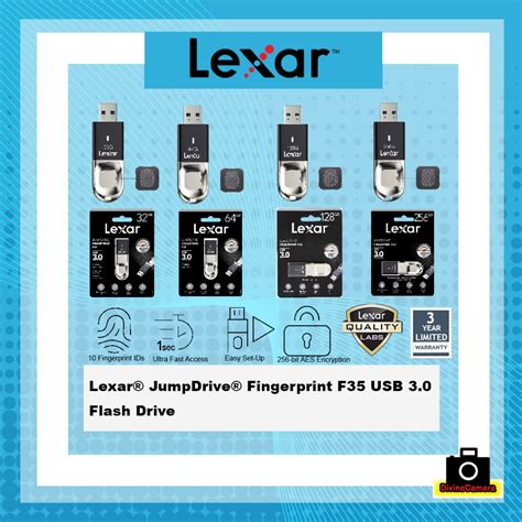 Lexar Jumpdrive Fingerprint F Usb Gb Gb Gb Gb