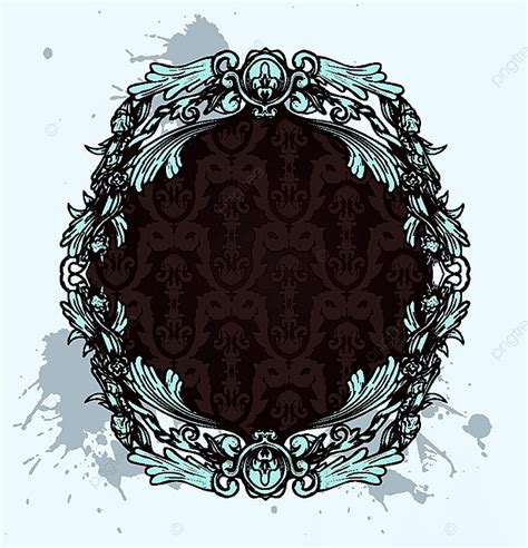 Grunge Floral Vector Hd Images Grunge Floral Frame Vector Illustration