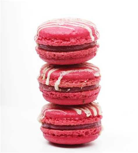 Premium Photo | Tasty pink macaroons