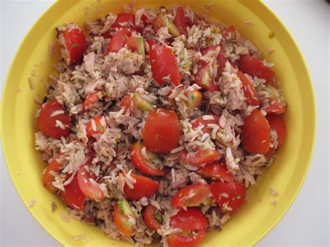 Salade De Thon Riz Et Tomates