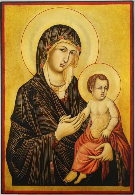 Madonna And Child Icon Simone Martini Blessedmart