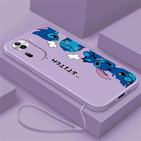 OPPO Reno11 Pro Plus Reno 11 Pro 5G Cute Lilo Stitch Case Mobile