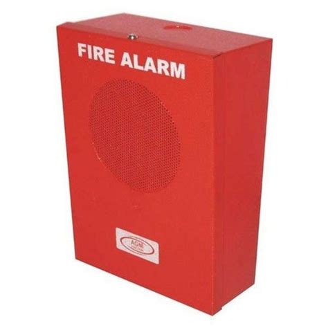 Wall Mount Industrial 220 240 Volts Electric Red Mild Steel Fire Safety