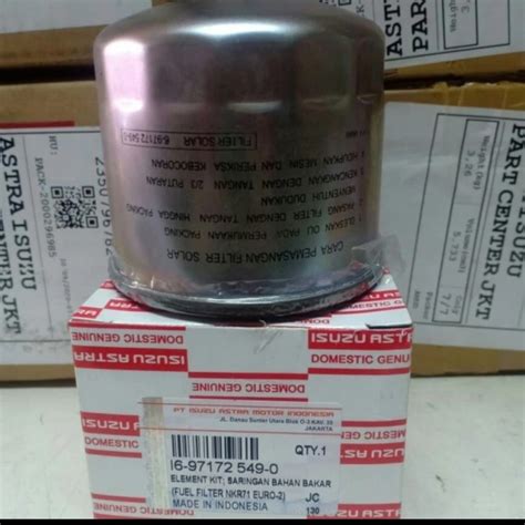 Jual FUEL FILTER SARINGAN SOLAR ISUZU PANTHER Dan ELF ORIGINAL