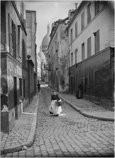 Rue Saint Rustique Vers 1900 Montmartre Addict Montmartre