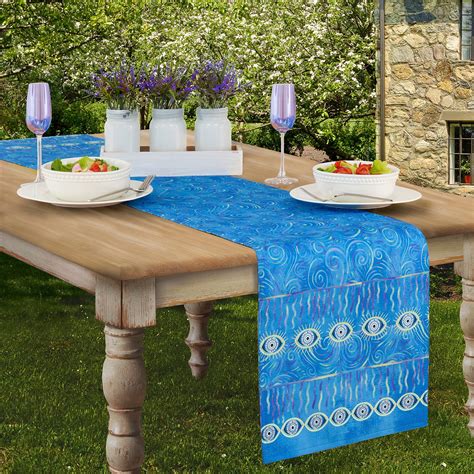 Home Bargains Plus Rectangle Table Runner Inch Long Table Runner