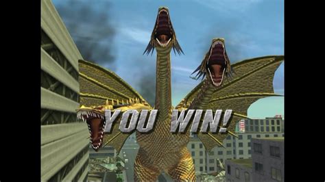 Godzilla Destroy All Monsters Melee Xbox King Ghidorah Hard YouTube