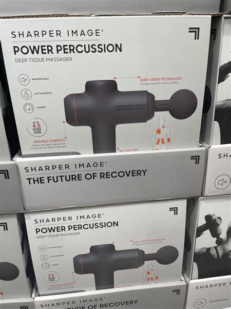 Sharper Image Power Percussion Deep Tissue Massager Massage Gun