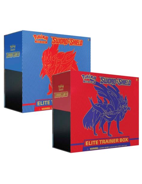 Sword And Shield Elite Trainer Box Set Of 2 Swsh01 Sword And Shield