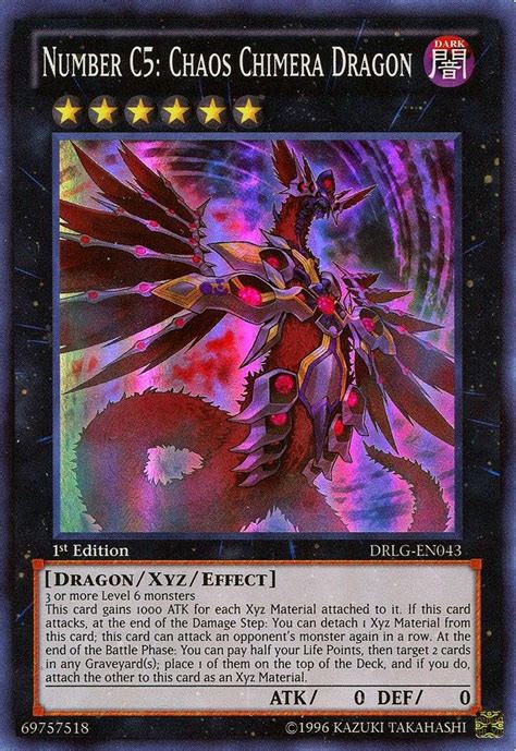 Yu Gi Oh Number C5 Chaos Chimera Dragon Drlg En043