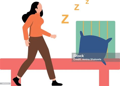 The Girl Is Going To Sleep Stock Illustration Download Image Now