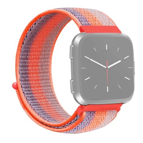 Bandje Voor Fitbit Versa En Versa 2 Oranje Smartwatch Bandjes En