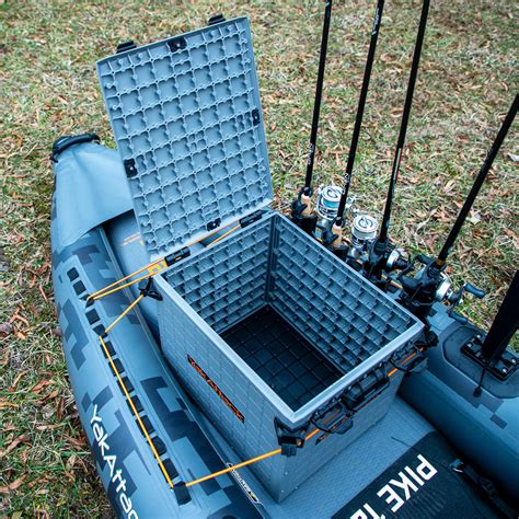 Yakattack® Blackpak Pro Kayak Fishing Crate 13 X 16 Battleship Grey