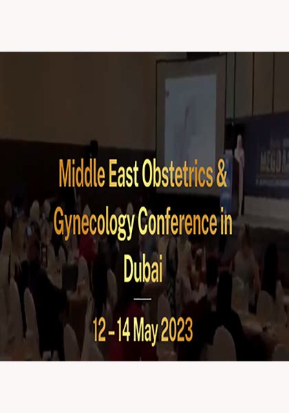 Middle East Obstetrics And Gynecology Conference Kindcongress