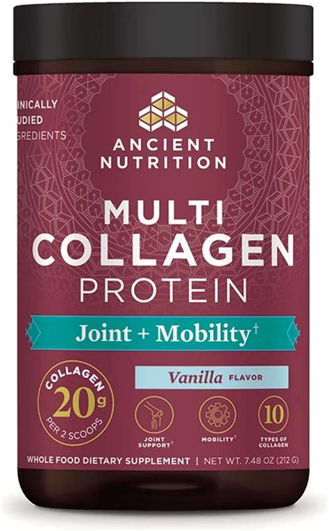 Ancient Nutrition Multi Collagen Protein Powder Unflavored 45 Servings Multi