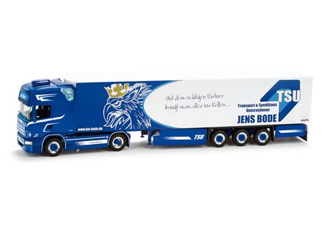 Herpa Scania R Tl K Hlkoffer Sattelzug Tsu Bode