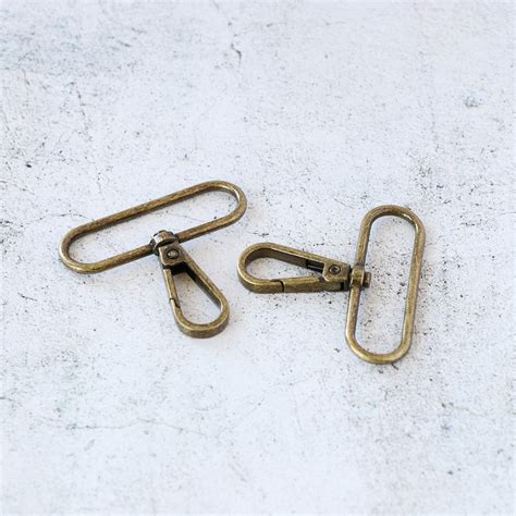 Bag Making Hardware Swivel Hooks 2 By Sallie Tomato Antique