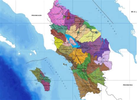 Letak Geografis Kabupaten Dan Kota Provinsi Sumatra Utara Tentang