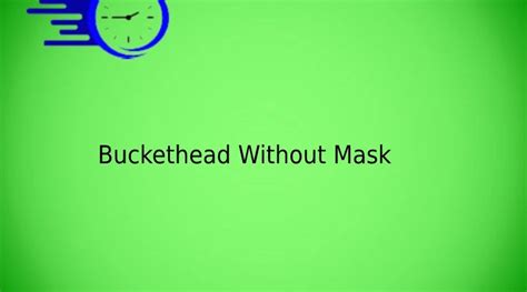 Buckethead Without Mask - Time Fores